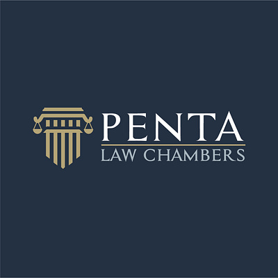 Penta Logo _Law Firm branding design illustration logo