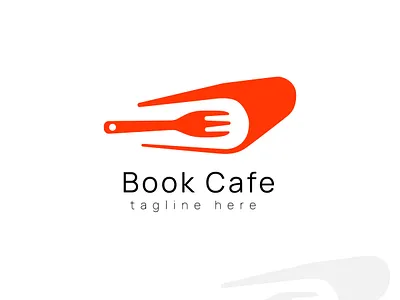 Book Cafe creative creative logo design flat food food app logo resturant logo vector