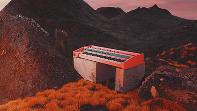 The music for life 3d art c4d cgi design direction illustration octane retouch
