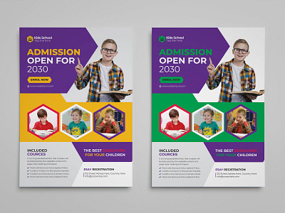 Kids Admission Flyer Template activities admission advertisement art class camp children college education flyer enrolment flyer group junior kids admission flyer kids flyer kids party leaflet open poster preschool school flyer