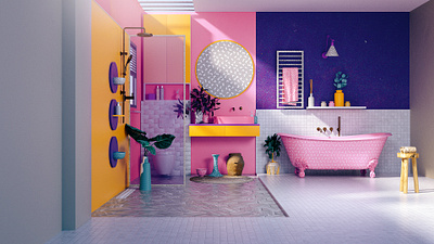 Katy Perry 3d art c4d cgi colorgrade design direction illustration photoshop retouch styleframe