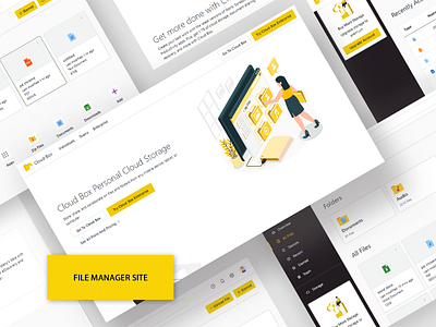 Cloud Box - File Manager Site / Cloud Storage cloud computing cloud storage file management file manager