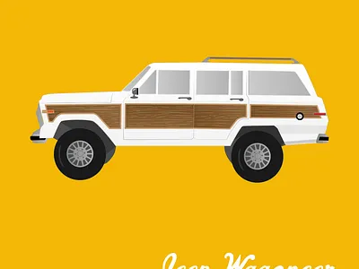 Jeep Waggoner illustration vector