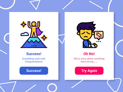 Flash Card | Daily UI Challenge 011 app daily 100 challenge dailyui dailyuichallenge design dribbble failure flashcard flat icon illustration minimal success ui ux