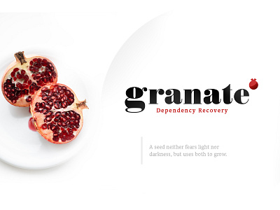 Granate Rehabilitation Company Logo branding design logo medical recovery rehabilitation