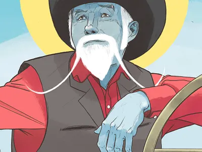 His name was Gonk (bottom half) arkansas colorado drawing illustration portrait procreate