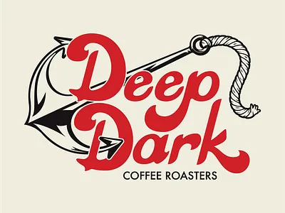 Deep Dark Coffee Co Main branding clean design flat graphic design illustration illustrator logo typography vector