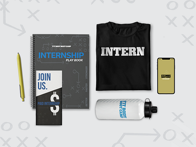 FBBC Internship Program branding fitness graphic design product design ui ui design visual design