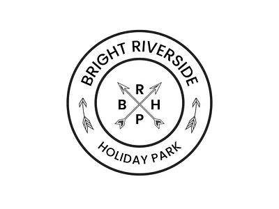 Bright Riverside Holiday Park Logo Desing design designer graphic designer logo logodesign logodesigners