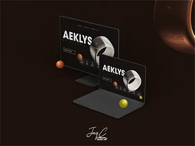 Refonte - Home Page Aeklys adobe xd adobexd uidesign uiux web design website
