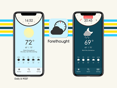 Daily UI #037 app icon daily ui daily ui 037 dailyui dailyui037 dailyuichallenge design ui weather weather app