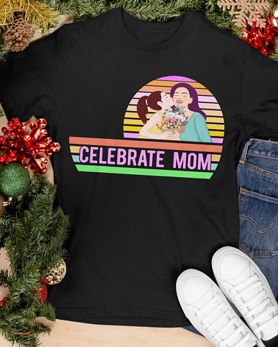 Celebrate Mom Happy Mothers Day Trending Shirt baby bhfyp birthday birthdaycake celebration ceremony dad hat family happybirthday instagood love mom moments momlife mother motherhood mythology party together typography