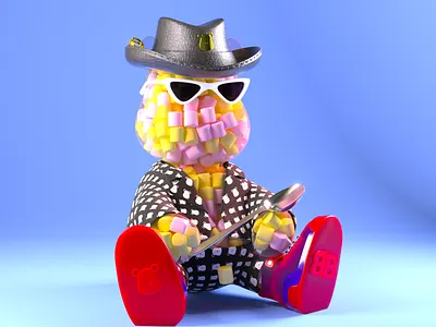 Belly Marshmallow NFT 3d art 3d character nft nft art nft collection nft token p2e p2e character p2e game