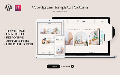 Wordpress Template with Elementor PRO design minimalist minimalist design minimalist web template template design templates web web design webdesign website website design