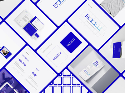 8OCTO - Branding Design blue branding clean design digital figma grid illustrator light logo logo design logotype minimal mockups typography vector