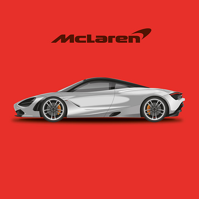Mclaren 720s durban illustration illustration art south africa vectorart