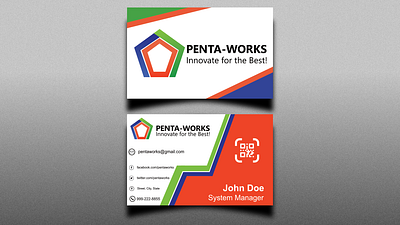 Penta-Works Business Card Showcase #1 branddesign branding business card design businesscard digitaldesign digitaldesigner graphicdesign logodesigns typography