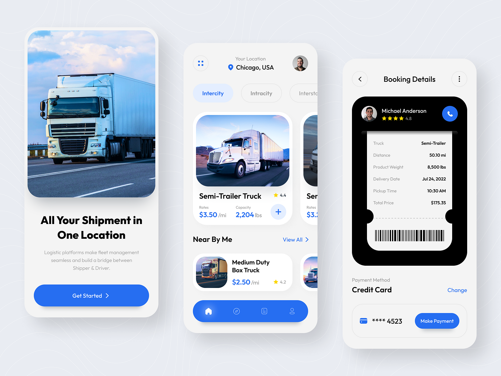 Cargo Transportation App Design by MQoS UI/UX for MultiQoS on Dribbble