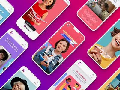 Richmond ELT design education website kids richmond ui ux website