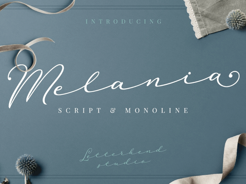 Melania Script book cover freebies