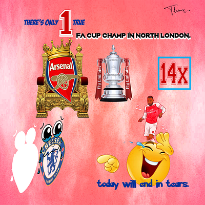 FA cup Banter design illustration