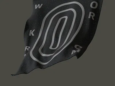 Workroom Flag 3d aftereffects animation branding cinema4d design event flag illustration logo print