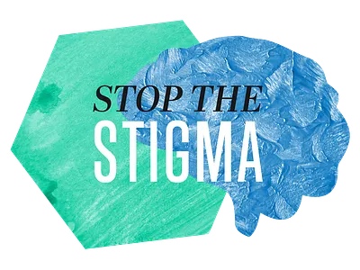 Stop The Stigma Logo design logo mental health mental health awareness mentalhealth