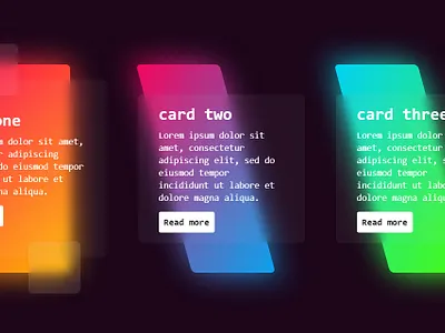 card widget using css and html css html ui web website