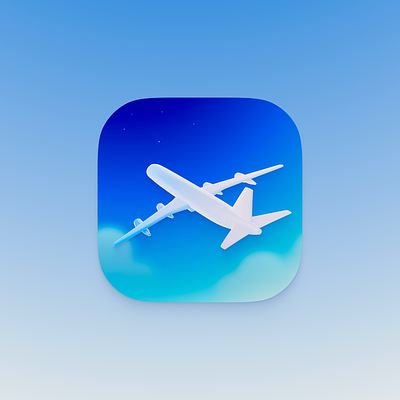 Jet Animated Icon android animation design icon illustration interface ios jet logo mac macos osx plane travel ui