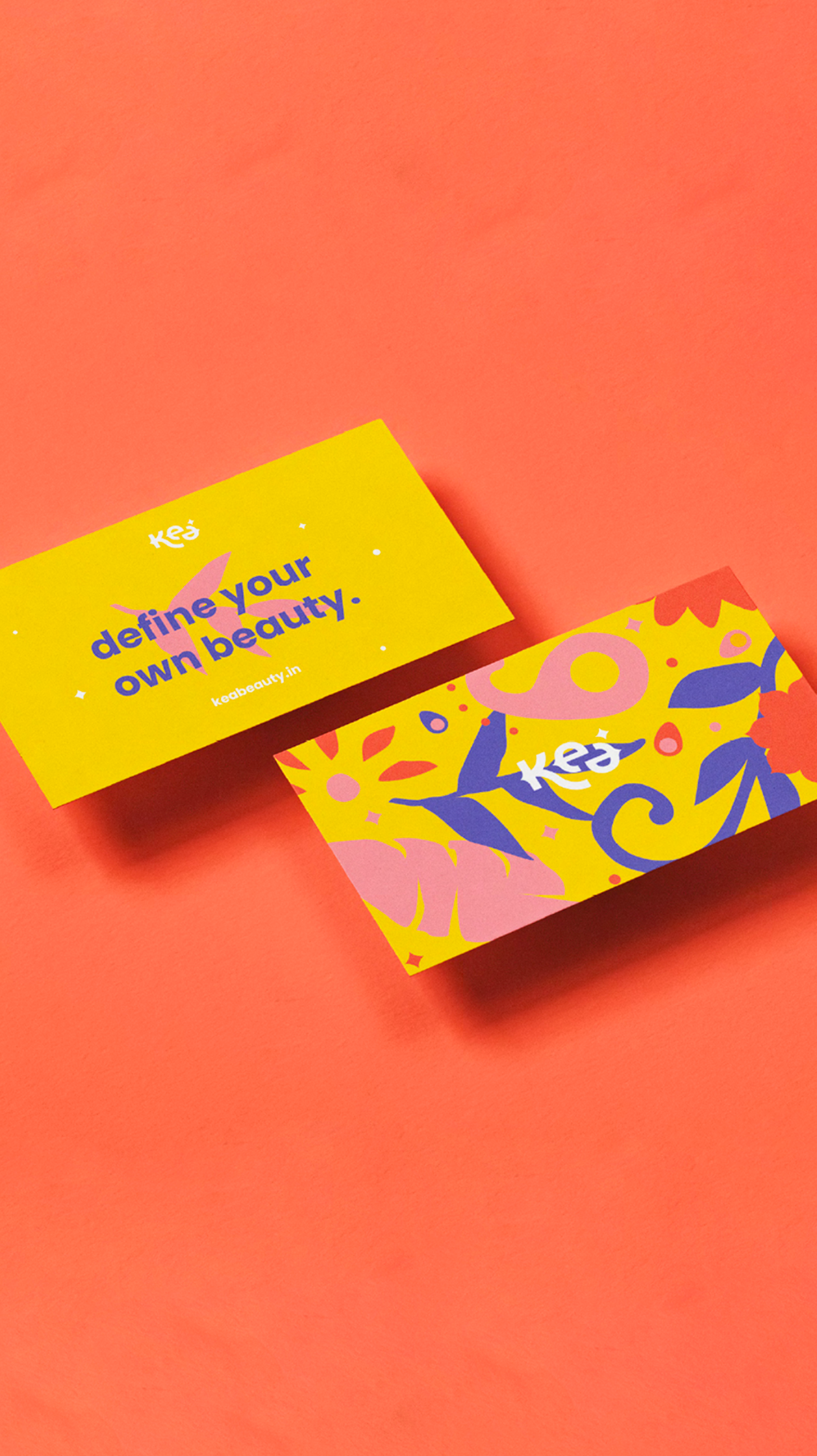 Kea Beauty Business Card brand design brand identity design branding business card design illustration logo logo design minimal print design vector