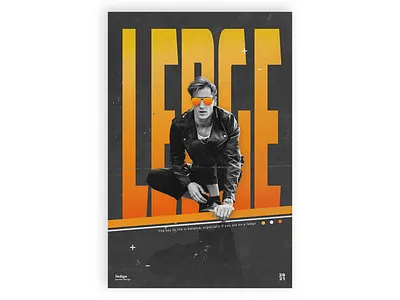 ledge design graphic graphic design grunge grunge texture grunge textures grungy minimal minimalism minimalist minimalistic modern photoshop poster poster a day poster art poster design posters quote trendy