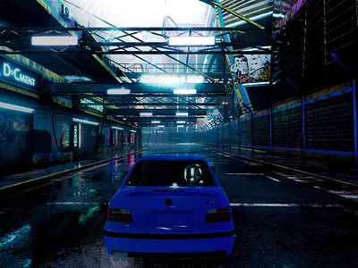 Foggy City: LVL design for Unity 3d modeling 3d rendering autodesk maya game design level design unity unity3d