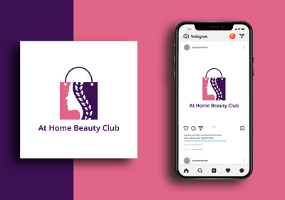 Beauty Club Ecommerce store shopify logo design amazon awesome logo bag beauty business logo cart ebay seller ecommere elegant etsy shop girl initial logo leaf nature salon shopify shopping spa