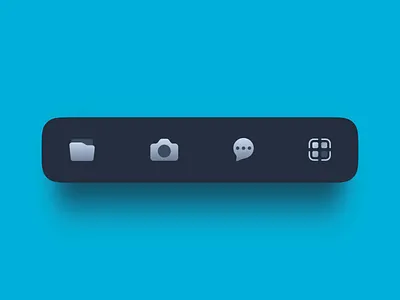 Animated tab animated blue button button animation icon icons lottie menu muzli tab tabs trendy ui