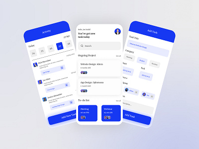 Task Manager App - Exploration app design gradient design icon illustration simplicity task manager to do app todolist ui uiux ux uxdesign website