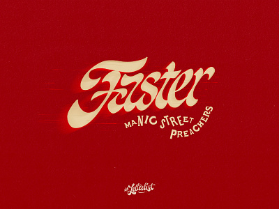 Faster british custom dribbble handlettering handmade lettering letters music type typeface typography uk