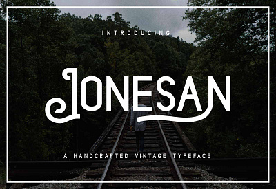 Jonesan - Vintage Font creative market font awesome font design illustration logotype vintage vintage font vintage logo