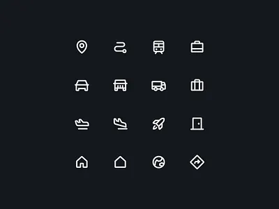 Travel icon set icon travel