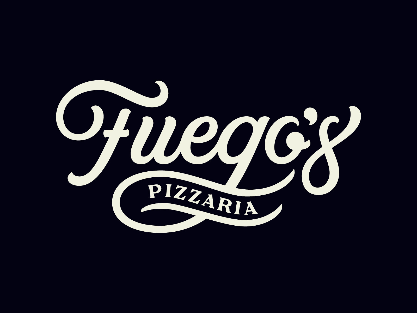 Example of Fuego's Pizza logo