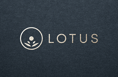 Lotus branding design illustration logo typography ui vector