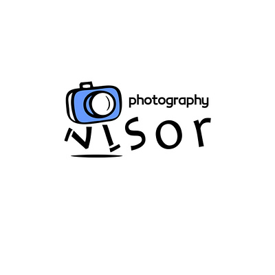 Visor camera illustration logo logo design photography