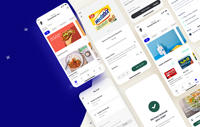 Designing for food, groceries, household and medical essentials cookbook food delivery app grocery app mobile app pharmacy app ui ux design