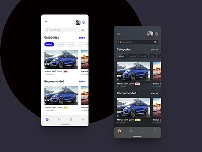 Car Store Mobile App android car store app design ios mobile app ui ux