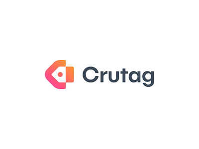 Crutag shopping logo ( Letter C + tag ) best best logo designer brand identity branding colorful creative design designer gradient logo icon design identity india lettermark logo logo designer modern logo symbol top top logo designer ui