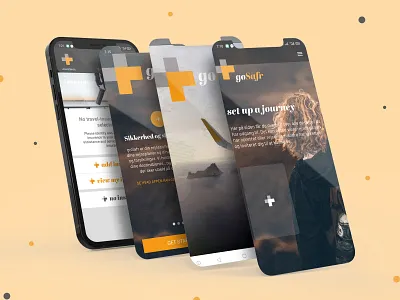 Safe Holiday - Secure Holiday App help to keep you & your family app design