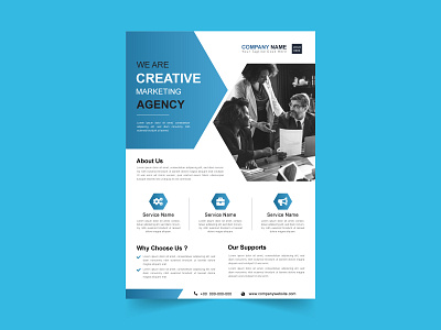 Corporate flyer design a4 flyer corporate design creative design flyer design flyer template