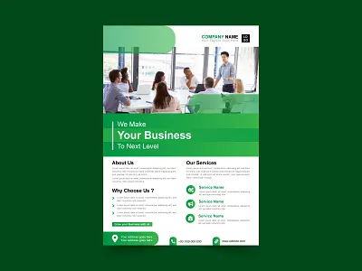 Flyer design template corporate corporate branding corporate flyer creative design flyer flyer design minimal