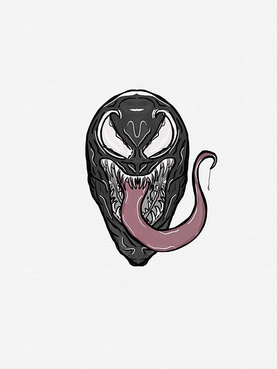 venomized Eddie Brock adventure alien art cartoon character comics design digital art digitalart disney hero illustration illustration art marvel sketch spiderman tom hardy venom