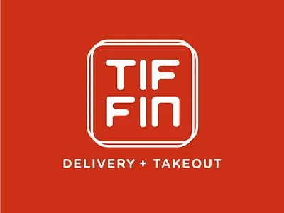 TIFFIN Logo food food delivery logo service tiffin