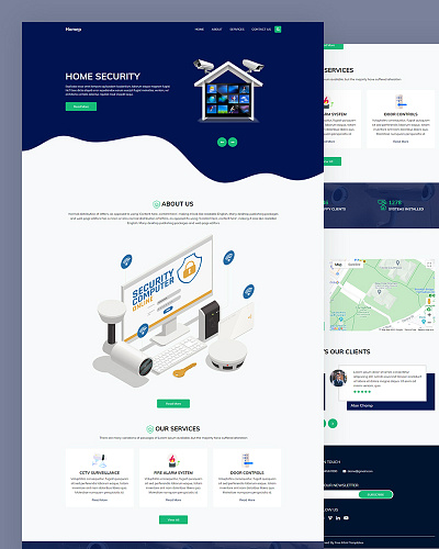 Homep apartments bootstrap css home security house html5 resort responsive security template villa